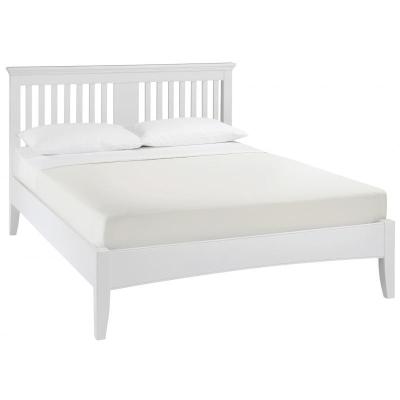 Washington White Double Bed
